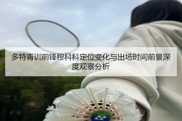 多特青训前锋穆科科定位变化与出场时间前景深度观察分析